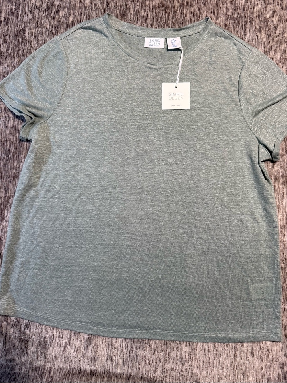 Medium • Sigrid Olsen linen tee